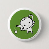 Button - groene thee - GreenBack (Voorkant)