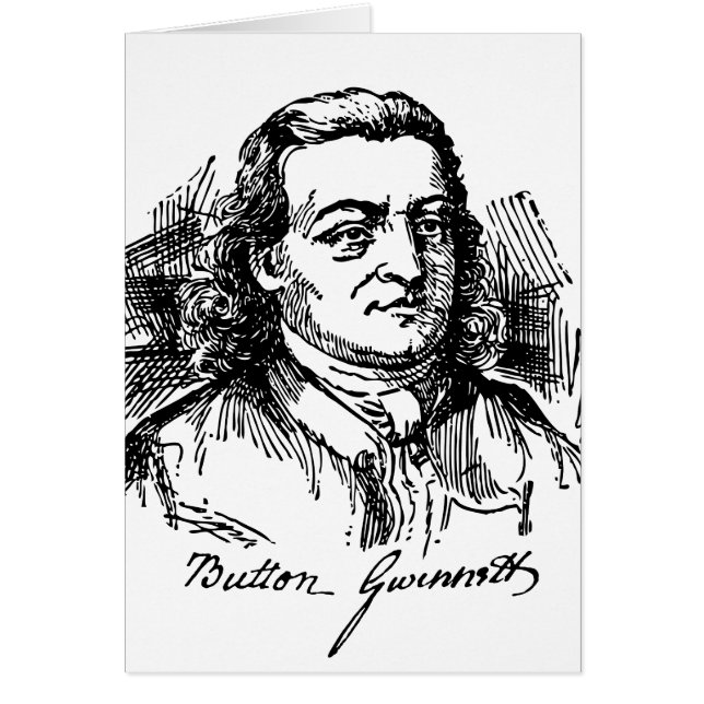 Button Gwinnett (Voorkant)