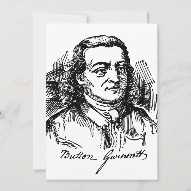 Button Gwinnett (Voorkant)