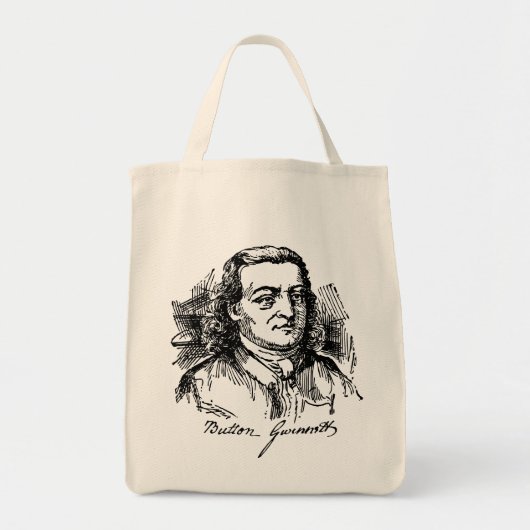 Button Gwinnett Tote Bag (Voorkant)