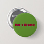 Button "Hablo Espanol" (Voorkant /achterkant)
