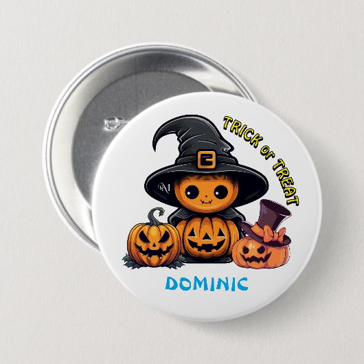 Button : HALLOWEEN Creepy #1 (Voorkant /achterkant)