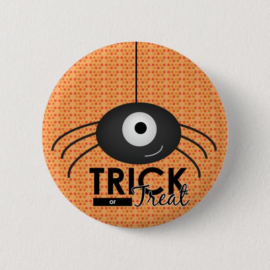Button Halloween Spider Trick or treat (Voorkant)