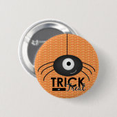 Button Halloween Spider Trick or treat (Voorkant /achterkant)