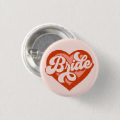  Button Heart Birde Tribe Badge (Voorkant /achterkant)