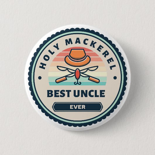 Button - Heilige makreel! Beste oom ooit (Voorkant)