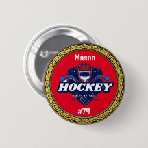 Button Hockey Gear - Gepersonaliseerd - Naam toevo