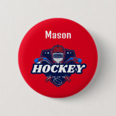 Button Hockey Gear - Gepersonaliseerd - Naam toevo (Voorkant)