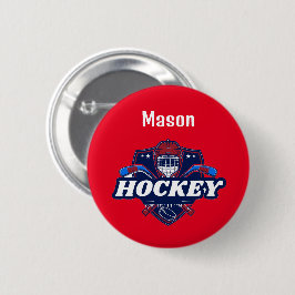 Button Hockey Gear - Gepersonaliseerd - Naam toevo