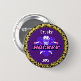 Button Hockey Gear - Gepersonaliseerd - Naam toevo