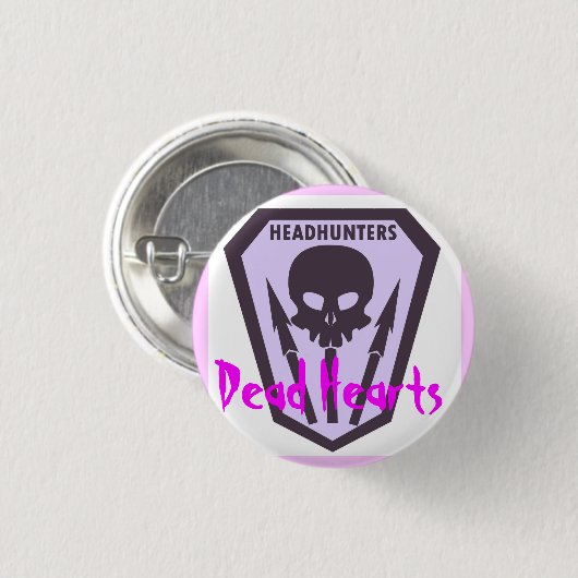 Button hoofdjagers - dode harten - Novel (Voorkant /achterkant)