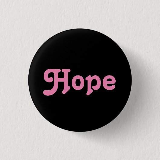 Button Hope (Voorkant)