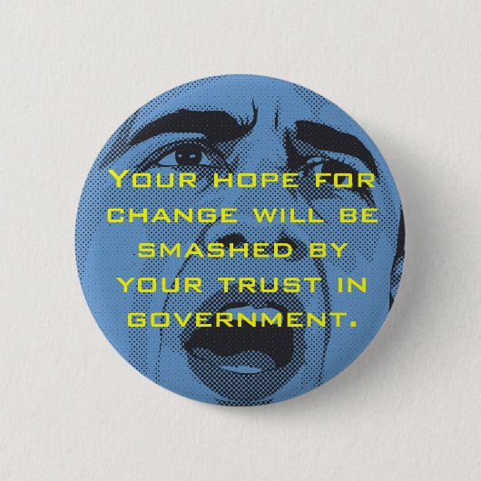 Button "Hope for Change" (Voorkant)