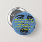 Button "Hope for Change" (Voorkant /achterkant)