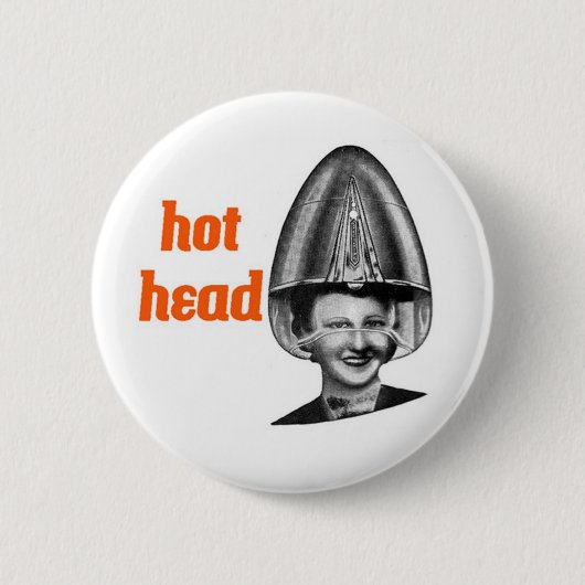 Button Hot-head-haarstijl (Voorkant)