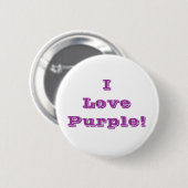 Button I hou van Paars (Voorkant /achterkant)