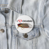 Button "I Love Cicada" (In situ)