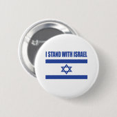 Button i Stand met Israel vlag (Voorkant /achterkant)