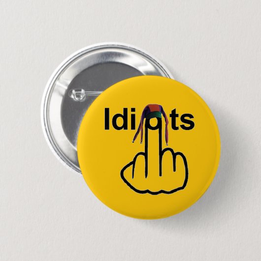 Button Idiots Flip (Voorkant /achterkant)