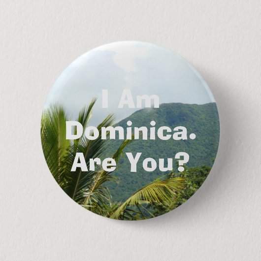 Button - 'Ik ben Dominica' (Voorkant)