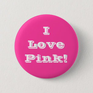 Button Ik hou van roze