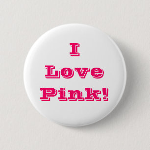 Button Ik hou van roze