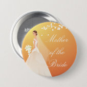 Button in de herfst Gold MOB Bridal Party (Voorkant /achterkant)