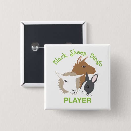 Button in vierkant; Speler (Voorkant /achterkant)