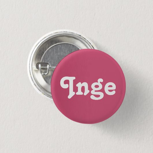 Button Inge (Voorkant /achterkant)