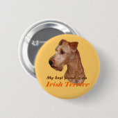 Button "Irish Terrier" (Voorkant /achterkant)
