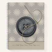 Button IT Naainotities Journaal Notitieboek (Voorkant)