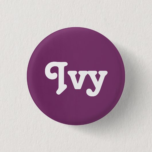 Button Ivy (Voorkant)