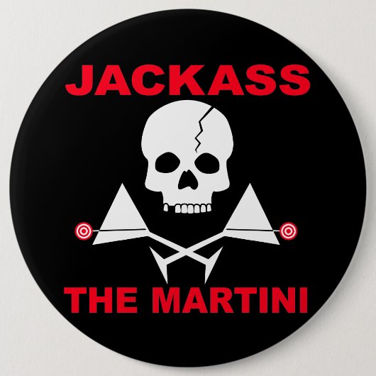 Button - JACKASS , Martini (Voorkant)