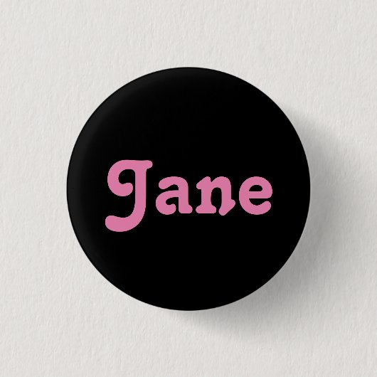 Button Jane (Voorkant)