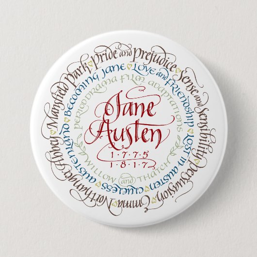 Button - Jane Austen Period Drama Aanpassingen (Voorkant)