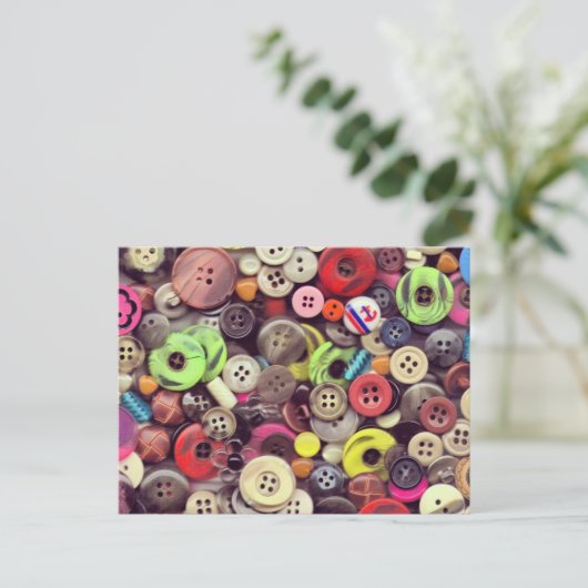 Button Jar Autopsy Briefkaart (Staand voorkant)