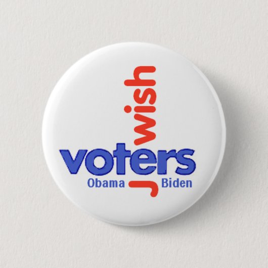 Button JEWISH VOTERS (Voorkant)