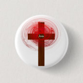 Button - Jezus kruis (Voorkant)