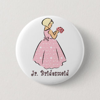 Button: Jr Bridesmaid Ronde Button 5,7 Cm