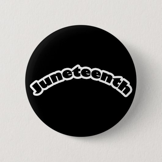 Button: Juneteenth Ronde Button 5,7 Cm (Voorkant)