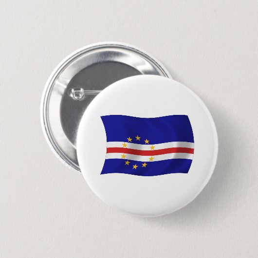 Button Kaapverdische vlag (Voorkant /achterkant)
