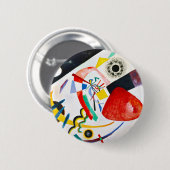 Button Kandinsky Red Spot (Voorkant /achterkant)