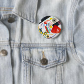 Button Kandinsky Red Spot (In situ)