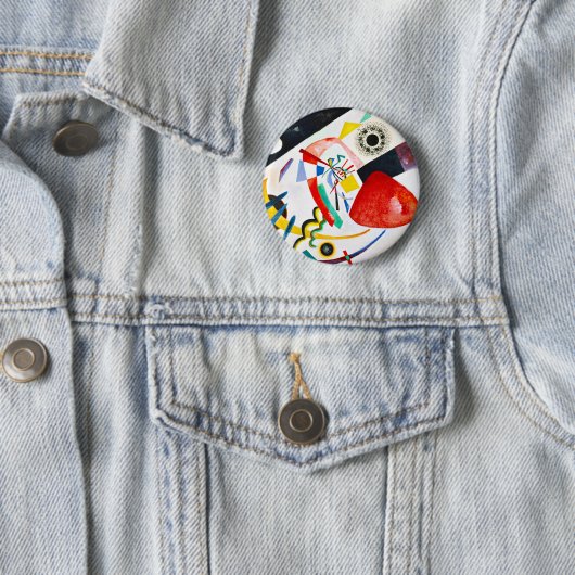 Button Kandinsky Red Spot (In situ)