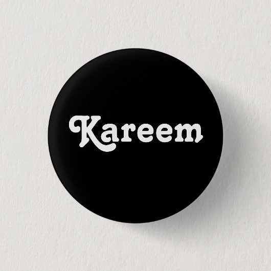 Button Kareem (Voorkant)