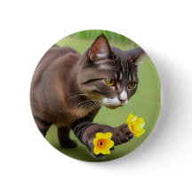 Button(kattenthema)