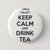 Button Keep Calm and Drink Tea (Voorkant)