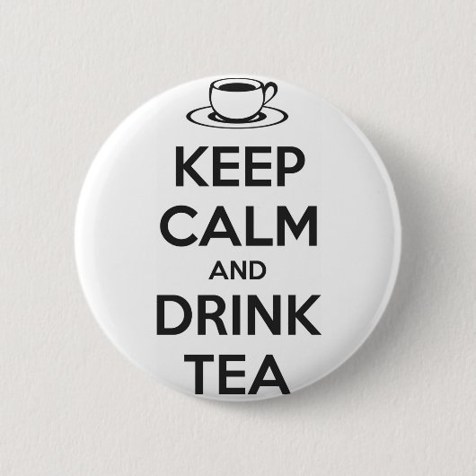 Button Keep Calm and Drink Tea (Voorkant)