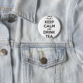 Button Keep Calm and Drink Tea (In situ)
