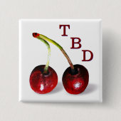 Button kersen (Voorkant)